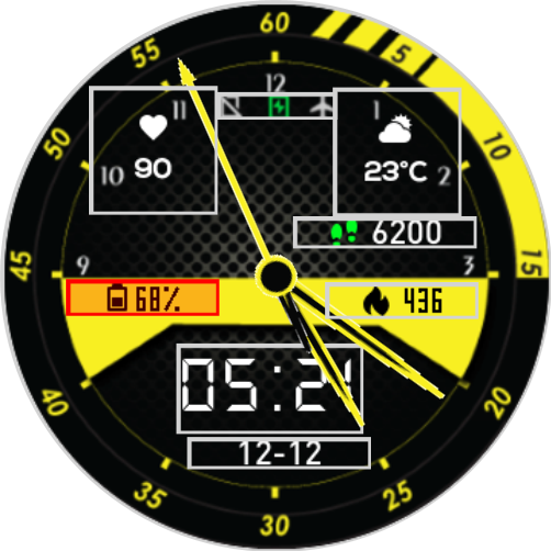 华米跃我Amazfit Pace, Stratos手表表盘