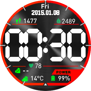 华米跃我Amazfit Pace, Stratos手表表盘