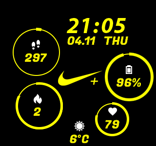 华米跃我Amazfit Pace, Stratos手表表盘