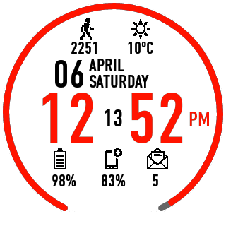 华米跃我Amazfit Pace, Stratos手表表盘