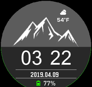 华米跃我Amazfit Pace, Stratos手表表盘