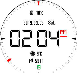 华米跃我Amazfit Pace, Stratos手表表盘