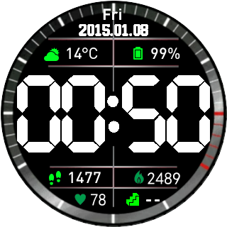 华米跃我Amazfit Pace, Stratos手表表盘