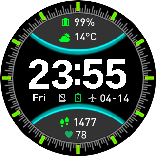 华米跃我Amazfit Pace, Stratos手表表盘