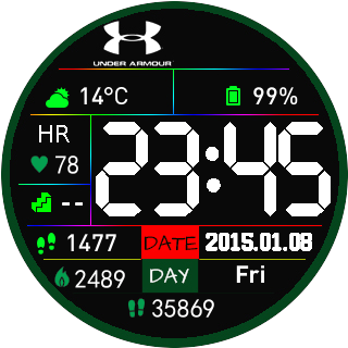 华米跃我Amazfit Pace, Stratos手表表盘