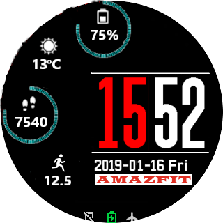 华米跃我Amazfit Pace, Stratos手表表盘