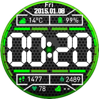 华米跃我Amazfit Pace, Stratos手表表盘