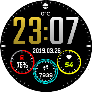 华米跃我Amazfit Pace, Stratos手表表盘