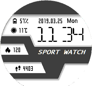 华米跃我Amazfit Pace, Stratos手表表盘