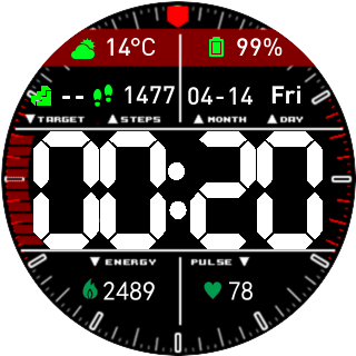 华米跃我Amazfit Pace, Stratos手表表盘