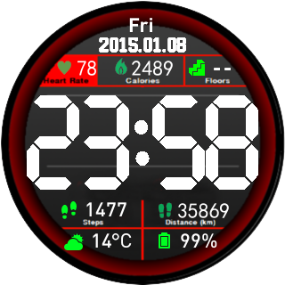 华米跃我Amazfit Pace, Stratos手表表盘