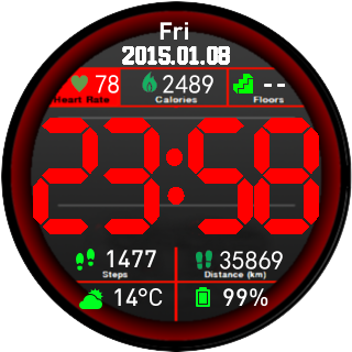 华米跃我Amazfit Pace, Stratos手表表盘