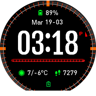 华米跃我Amazfit Pace, Stratos手表表盘