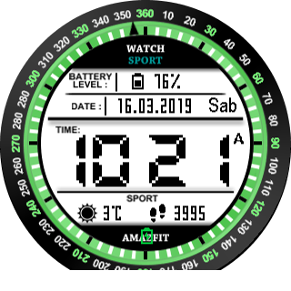 华米跃我Amazfit Pace, Stratos手表表盘