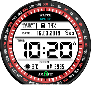 华米跃我Amazfit Pace, Stratos手表表盘