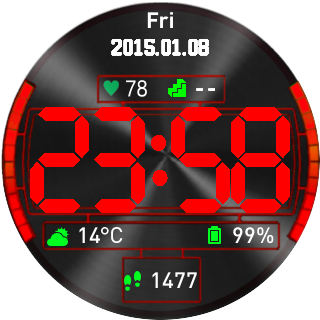 华米跃我Amazfit Pace, Stratos手表表盘