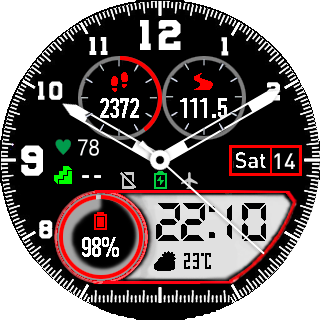 华米跃我Amazfit Pace, Stratos手表表盘