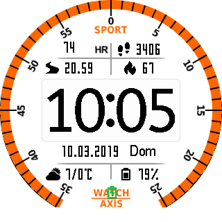 华米跃我Amazfit Pace, Stratos手表表盘
