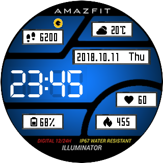 华米跃我Amazfit Pace, Stratos手表表盘