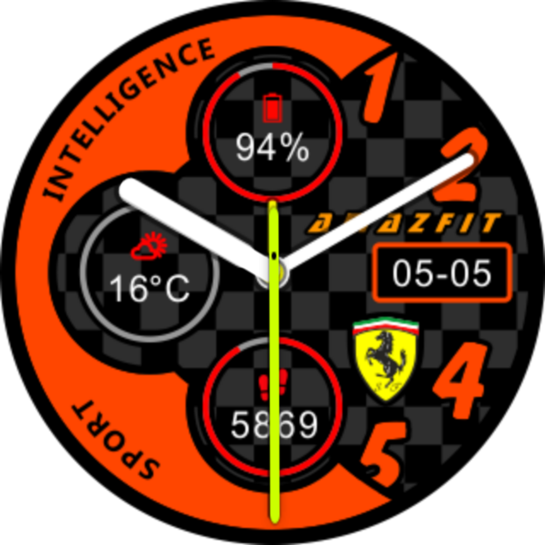 华米跃我Amazfit Pace, Stratos手表表盘