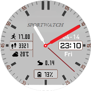 华米跃我Amazfit Pace, Stratos手表表盘