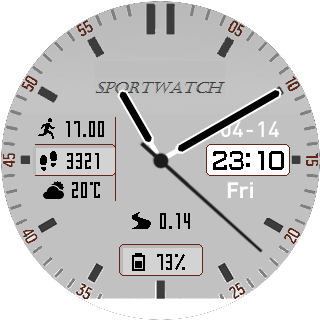 华米跃我Amazfit Pace, Stratos手表表盘