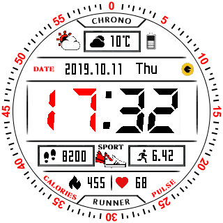 华米跃我Amazfit Pace, Stratos手表表盘