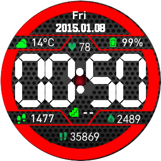 华米跃我Amazfit Pace, Stratos手表表盘