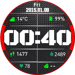 华米跃我Amazfit Pace, Stratos手表表盘