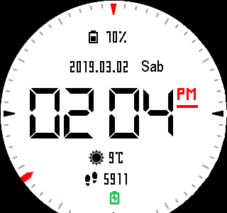 华米跃我Amazfit Pace, Stratos手表表盘