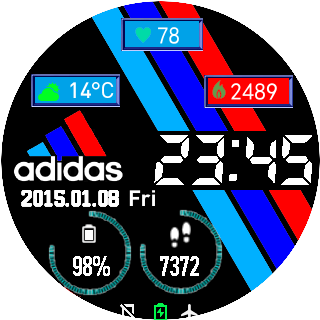 华米跃我Amazfit Pace, Stratos手表表盘
