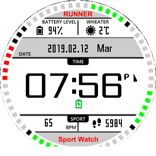 华米跃我Amazfit Pace, Stratos手表表盘