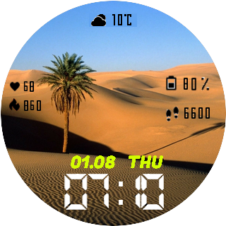 华米跃我Amazfit Pace, Stratos手表表盘