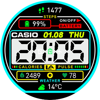 华米跃我Amazfit Pace, Stratos手表表盘