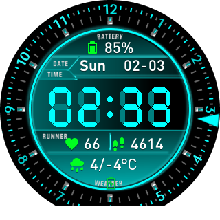 华米跃我Amazfit Pace, Stratos手表表盘