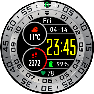 华米跃我Amazfit Pace, Stratos手表表盘