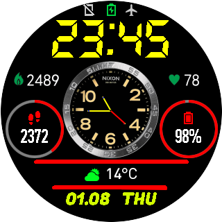 华米跃我Amazfit Pace, Stratos手表表盘