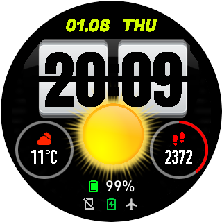 华米跃我Amazfit Pace, Stratos手表表盘