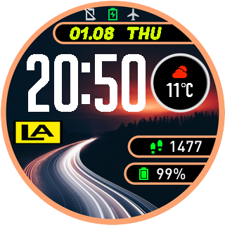 华米跃我Amazfit Pace, Stratos手表表盘