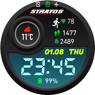 华米跃我Amazfit Pace, Stratos手表表盘