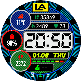 华米跃我Amazfit Pace, Stratos手表表盘