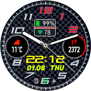 华米跃我Amazfit Pace, Stratos手表表盘