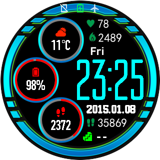 华米跃我Amazfit Pace, Stratos手表表盘