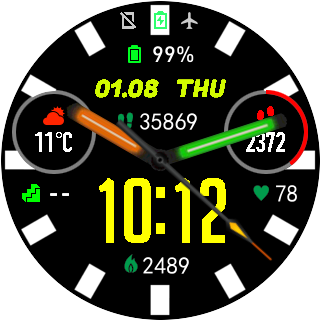 华米跃我Amazfit Pace, Stratos手表表盘
