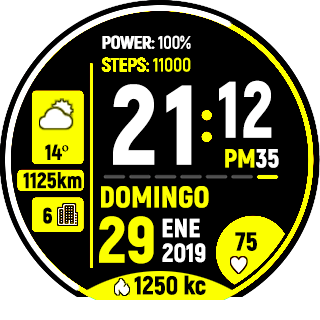 华米跃我Amazfit Pace, Stratos手表表盘