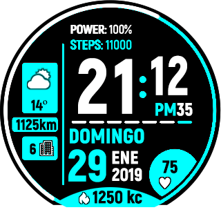 华米跃我Amazfit Pace, Stratos手表表盘