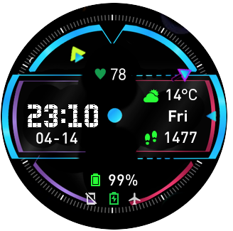 华米跃我Amazfit Pace, Stratos手表表盘