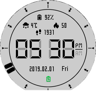 华米跃我Amazfit Pace, Stratos手表表盘