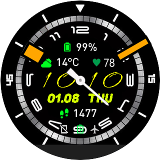 华米跃我Amazfit Pace, Stratos手表表盘