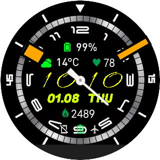 华米跃我Amazfit Pace, Stratos手表表盘